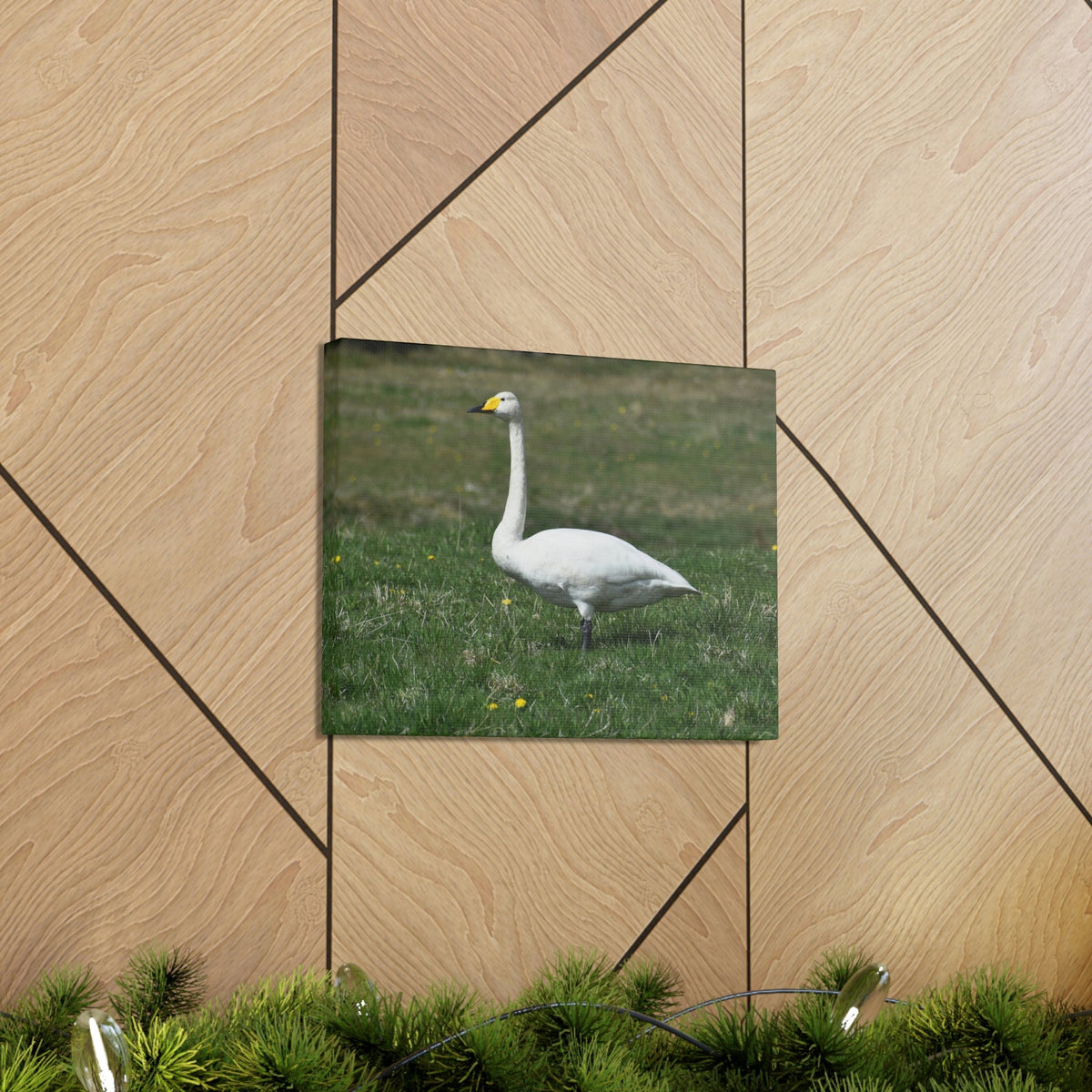 Scripture Walls Whooper Hunting Whooper on Hunt Print Animal Wall Art Wildlife Canvas Prints Wall Art Ready to Hang Unframed-Express Your Love Gifts