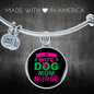 Wife Dog Mom Nurse Bracelet Stainless Steel or 18k Gold Circle Bangle-Express Your Love Gifts