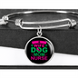 Wife Dog Mom Nurse Bracelet Stainless Steel or 18k Gold Circle Bangle-Express Your Love Gifts