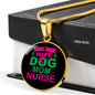 Wife dog mom nurse Circle Necklace Stainless Steel or 18k Gold 18-22"-Express Your Love Gifts