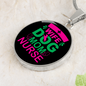 Wife dog mom nurse Circle Necklace Stainless Steel or 18k Gold 18-22"-Express Your Love Gifts