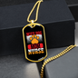 Wife Dog Mom Nurse Paw Necklace Stainless Steel or 18k Gold Dog Tag 24" Chain-Express Your Love Gifts