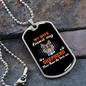 Wife Loves Shepherd Necklace Stainless Steel or 18k Gold Dog Tag 24" Chain-Express Your Love Gifts