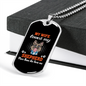 Wife Loves Shepherd Necklace Stainless Steel or 18k Gold Dog Tag 24" Chain-Express Your Love Gifts