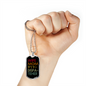 Wife Mom 911 Dispatcher Necklace Stainless Steel or 18k Gold Dog Tag 24"-Express Your Love Gifts