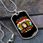 Wife Mother Stainless Steel or 18k Gold Dog Tag 24" Chain-Express Your Love Gifts