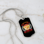 Wife Mother Wine Lover Necklace Stainless Steel or 18k Gold Dog Tag 24" Chain-Express Your Love Gifts