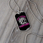 Wife's Horse Addiction Horse Necklace Stainless Steel or 18k Gold Dog Tag 24" Chain-Express Your Love Gifts