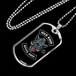 Wild Boar Speed Gang Biker Necklace Stainless Steel or 18k Gold Dog Tag 24"-Express Your Love Gifts