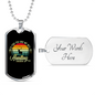 Wild Find You Hunting Necklace Stainless Steel or 18k Gold Dog Tag 24" Chain-Express Your Love Gifts