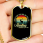 Wild Find You Hunting Necklace Stainless Steel or 18k Gold Dog Tag 24" Chain-Express Your Love Gifts