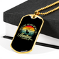 Wild Find You Hunting Necklace Stainless Steel or 18k Gold Dog Tag 24" Chain-Express Your Love Gifts