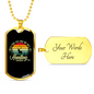 Wild Find You Hunting Necklace Stainless Steel or 18k Gold Dog Tag 24" Chain-Express Your Love Gifts