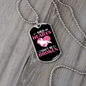 Wild Hearts Can Be Broken Horse Necklace Stainless Steel or 18k Gold Dog Tag 24" Chain-Express Your Love Gifts