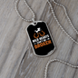 Wild Hearts Can't Be Broken Horse Necklace Stainless Steel or 18k Gold Dog Tag 24" Chain-Express Your Love Gifts