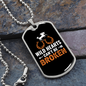 Wild Hearts Can't Be Broken Horse Necklace Stainless Steel or 18k Gold Dog Tag 24" Chain-Express Your Love Gifts
