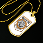 Wild Life Necklace Stainless Steel or 18k Gold Dog Tag 24" Chain-Express Your Love Gifts