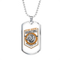 Wild Life Necklace Stainless Steel or 18k Gold Dog Tag 24" Chain-Express Your Love Gifts
