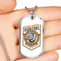 Wild Life Necklace Stainless Steel or 18k Gold Dog Tag 24" Chain-Express Your Love Gifts