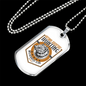 Wild Life Necklace Stainless Steel or 18k Gold Dog Tag 24" Chain-Express Your Love Gifts