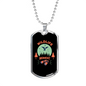 Wildlife Moment Hunting Necklace Stainless Steel or 18k Gold Dog Tag 24"-Express Your Love Gifts
