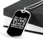 Will Ever Read Necklace Stainless Steel or 18k Gold Dog Tag 24" Chain-Express Your Love Gifts