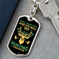 Will Find You And Go Hunter'S Keychain Gift Stainless Steel or 18k Gold Dog Tag Keyring-Express Your Love Gifts