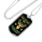 Will Find You And Go Hunting Necklace Stainless Steel or 18k Gold Dog Tag 24" Chain-Express Your Love Gifts