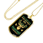 Will Find You And Go Hunting Necklace Stainless Steel or 18k Gold Dog Tag 24" Chain-Express Your Love Gifts