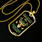 Will Find You And Go Hunting Necklace Stainless Steel or 18k Gold Dog Tag 24" Chain-Express Your Love Gifts
