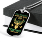 Will Find You And Go Hunting Necklace Stainless Steel or 18k Gold Dog Tag 24" Chain-Express Your Love Gifts