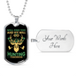 Will Find You And Go Hunting Necklace Stainless Steel or 18k Gold Dog Tag 24" Chain-Express Your Love Gifts