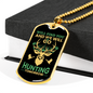 Will Find You And Go Hunting Necklace Stainless Steel or 18k Gold Dog Tag 24" Chain-Express Your Love Gifts