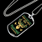 Will Find You And Go Hunting Necklace Stainless Steel or 18k Gold Dog Tag 24" Chain-Express Your Love Gifts