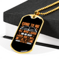 Will Give Rest Christian Necklace Stainless Steel or 18k Gold Dog Tag 24" Chain-Express Your Love Gifts