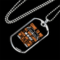 Will Give Rest Christian Necklace Stainless Steel or 18k Gold Dog Tag 24" Chain-Express Your Love Gifts
