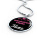 Wirehaired Vizsla Mama Necklace Circle Pendant Stainless Steel or 18k Gold 18-22" Dog Mom Pendant-Express Your Love Gifts