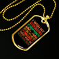 Wish My Head Cold Firefighter Gift Stainless Steel or 18k Gold Dog Tag 24" Chain-Express Your Love Gifts