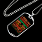 Wish My Head Cold Firefighter Gift Stainless Steel or 18k Gold Dog Tag 24" Chain-Express Your Love Gifts