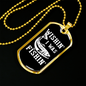 Wishin I Was Fishin' Fishing Necklace Stainless Steel or 18k Gold Dog Tag 24" Chain-Express Your Love Gifts