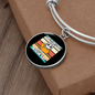 With A Rescue Cat Bracelet Stainless Steel or 18k Gold Circle Bangle-Express Your Love Gifts