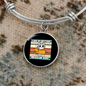 With A Rescue Cat Bracelet Stainless Steel or 18k Gold Circle Bangle-Express Your Love Gifts