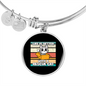 With A Rescue Cat Bracelet Stainless Steel or 18k Gold Circle Bangle-Express Your Love Gifts