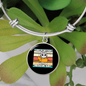 With A Rescue Cat Bracelet Stainless Steel or 18k Gold Circle Bangle-Express Your Love Gifts