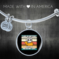 With A Rescue Cat Bracelet Stainless Steel or 18k Gold Circle Bangle-Express Your Love Gifts