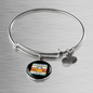 With A Rescue Cat Bracelet Stainless Steel or 18k Gold Circle Bangle-Express Your Love Gifts