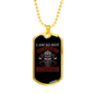 With My Own Firefighter Gift Stainless Steel or 18k Gold Dog Tag 24" Chain-Express Your Love Gifts
