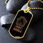 Without A Dog Necklace Stainless Steel or 18k Gold Dog Tag 24" Chain-Express Your Love Gifts