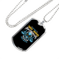 Without Truck Drivers Dog Tag Stainless Steel or 18k Gold 24" Chain-Express Your Love Gifts