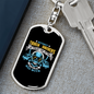 Without Truck Drivers Swivel Keychain Dog Tag Stainless Steel or 18k Gold-Express Your Love Gifts